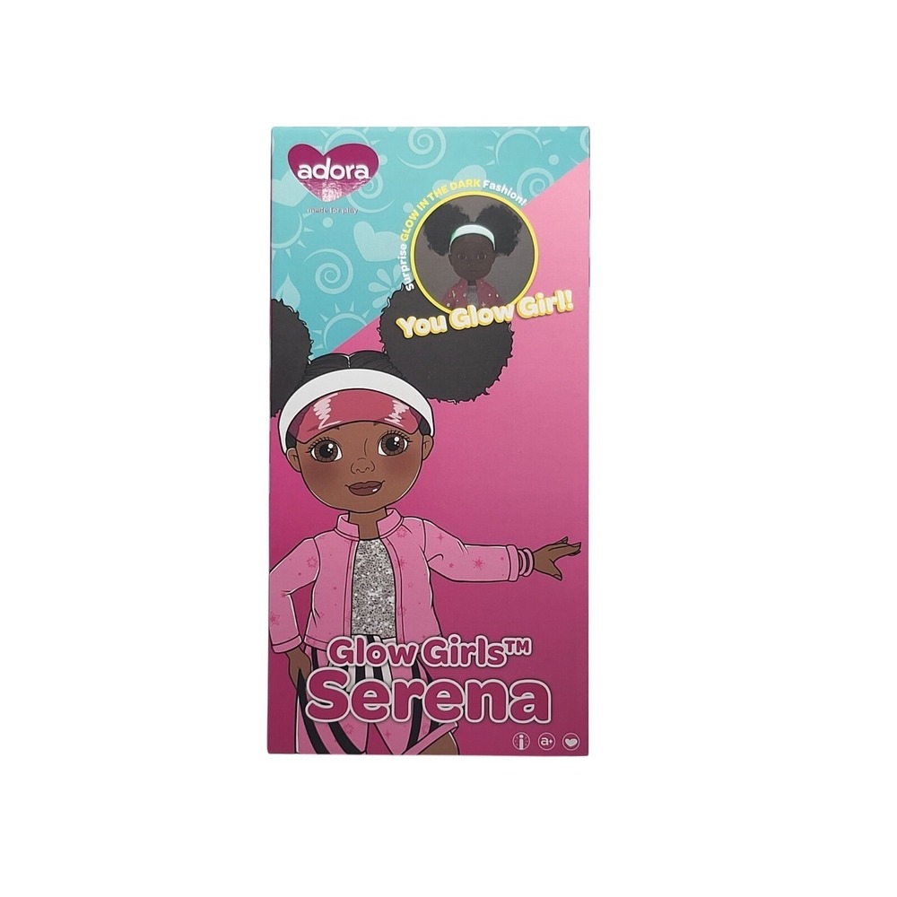 Adora Glow Girls‎ Serena Doll Fashion Outfit Glow-in-the-Dark Kids Gift New